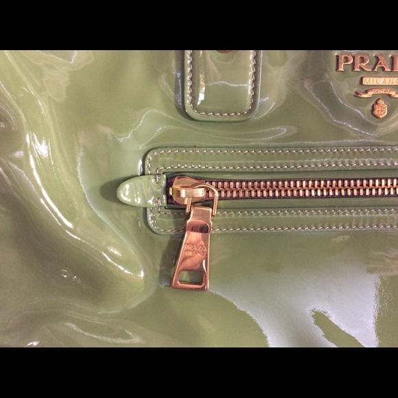 Prada East West Crossbody Vernice Satchel - Picture 3 of 8